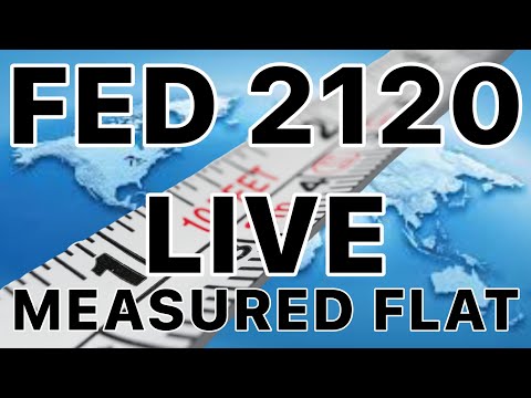 Flat Earth Debate LIVE 2120 Measured Flat