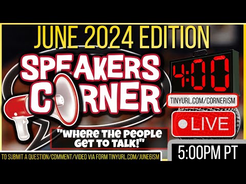 Speakers Corner JUNE 2024 Edition | 4 Minutes To Say What You Will | Join Link Below