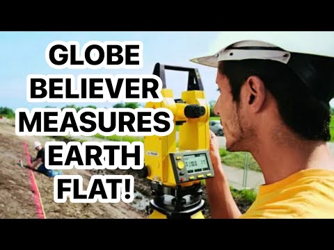 Globe Believer PROVES Earth Is FLAT With Measurements!