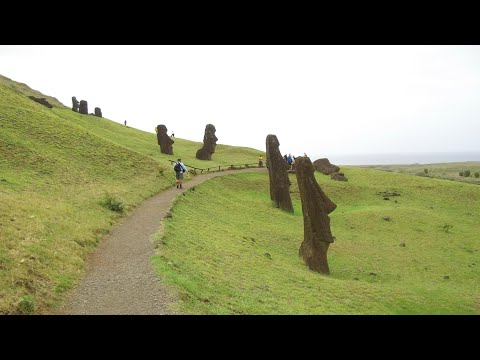 Exploring The Quarry And Major Statues On Easter Island