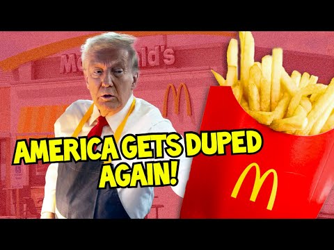 Trump Goes To Work At McDonald’s | America Gets Duped Again