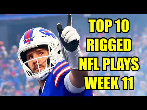 Top 10 Most Scripted NFL Plays | Week 11