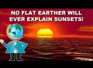 How the sun sets of FLAT EARTH